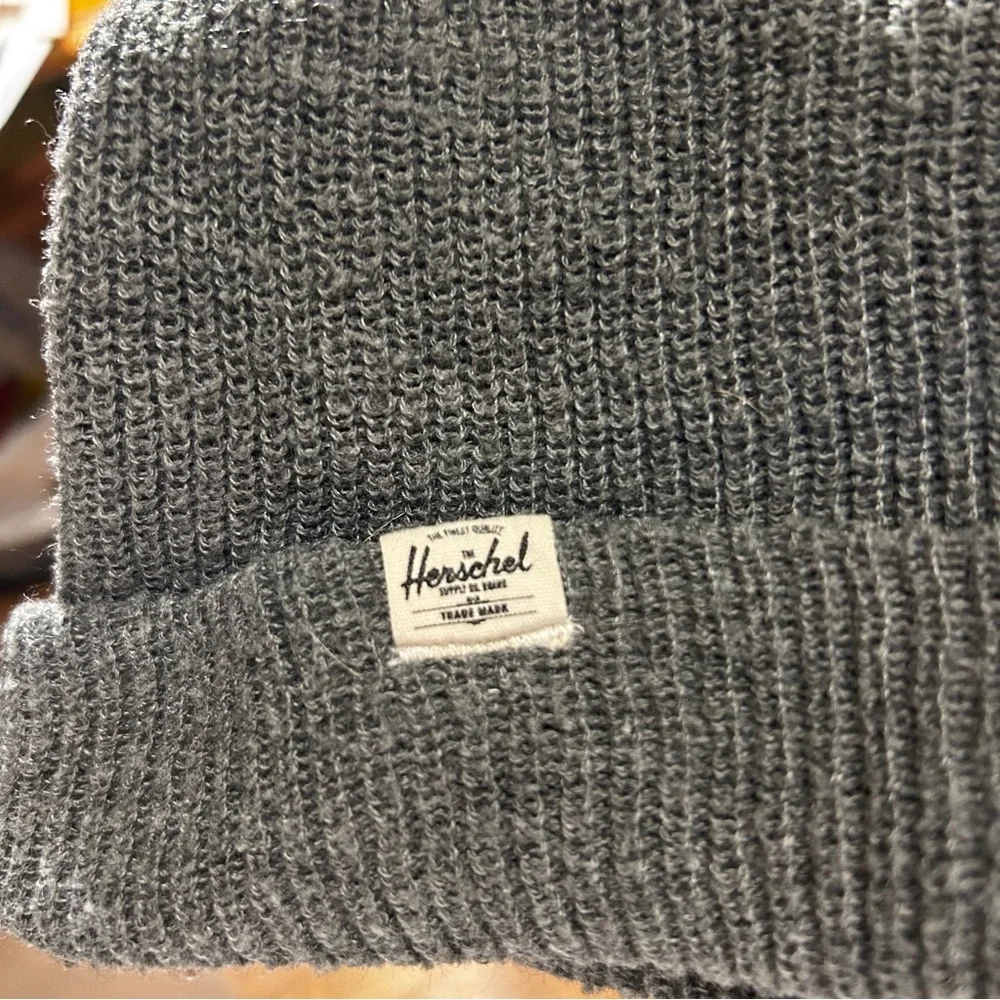 Herschel Supply Co gray Elmer kid’s Beanie knit hat